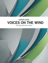 Voices on the Wind SAB choral sheet music cover